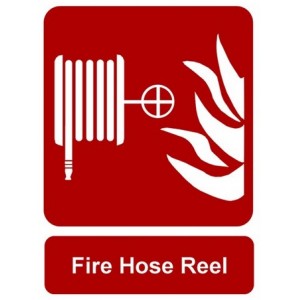 Fire Hose Reel Sign (150mm x 200mm) Photoluminescent